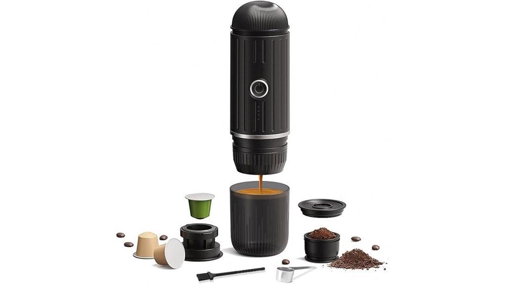 travel friendly espresso maker