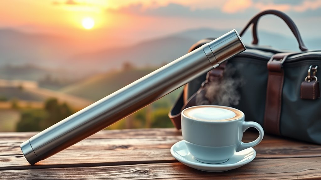 travel friendly handheld frother