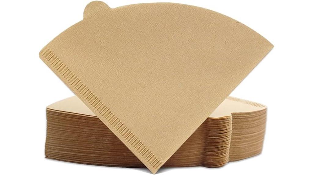 unbleached brown coffee filters
