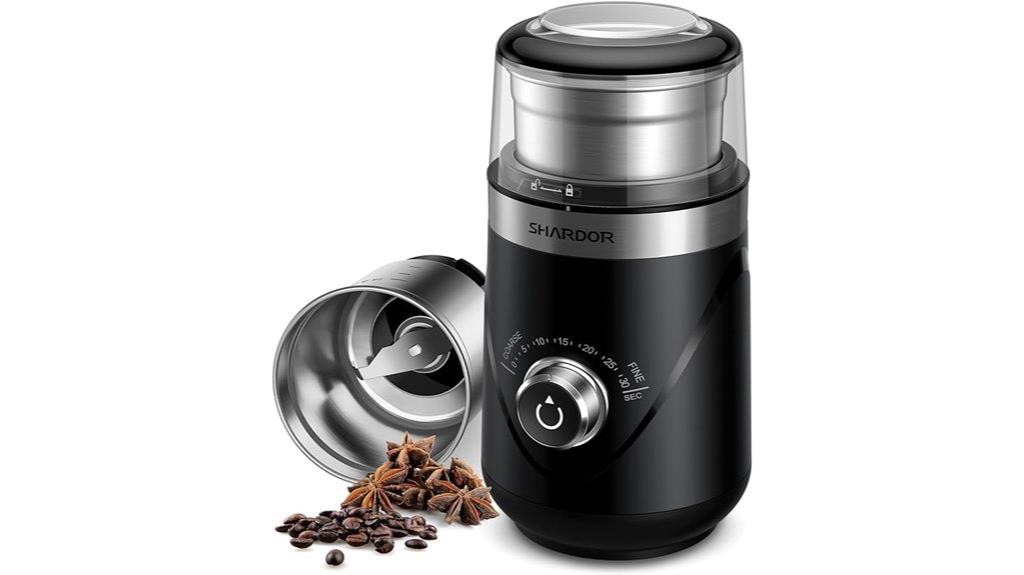 upgraded adjustable coffee grinder
