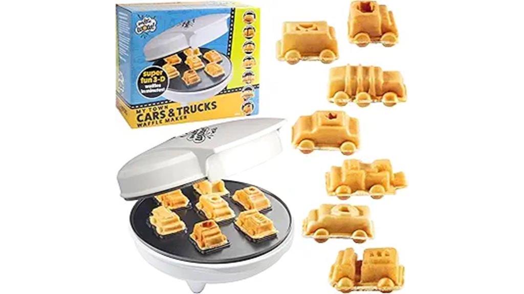 vehicle shaped waffle maker