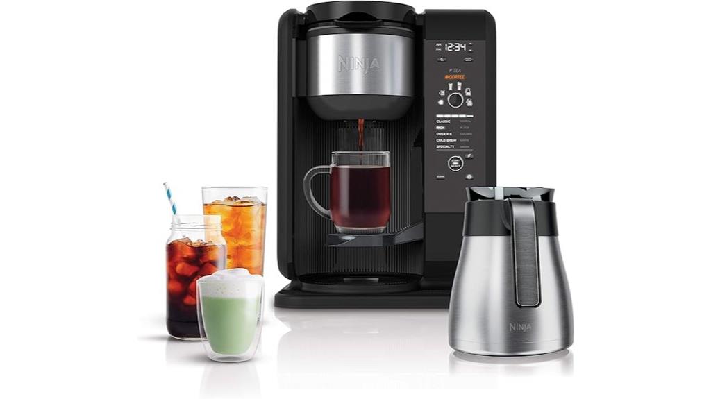 versatile coffee and tea maker