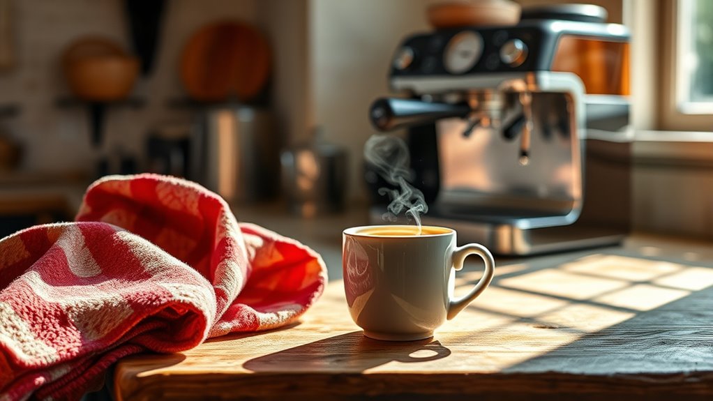 versatile espresso kitchen towels