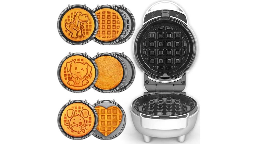 versatile waffle maker plates