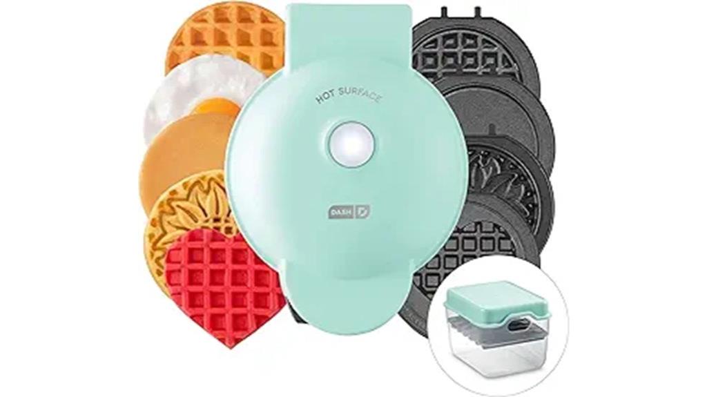 versatile waffle maker plates