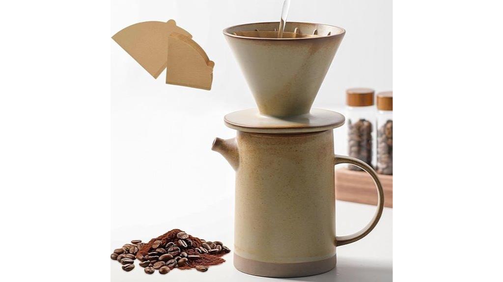 vintage ceramic coffee maker