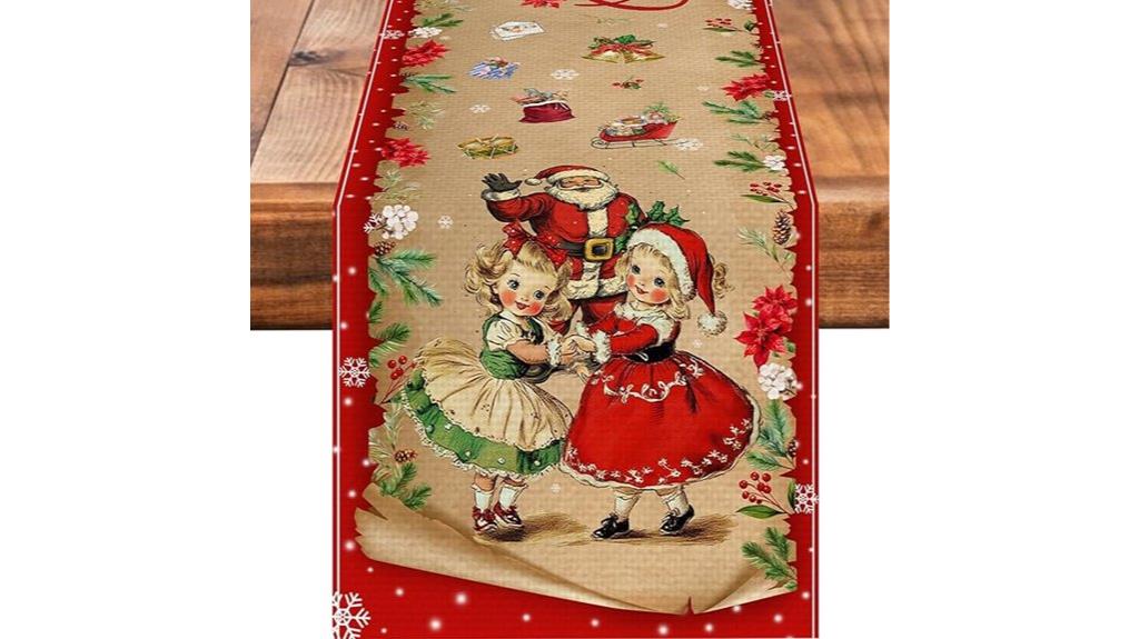 vintage holiday table decor