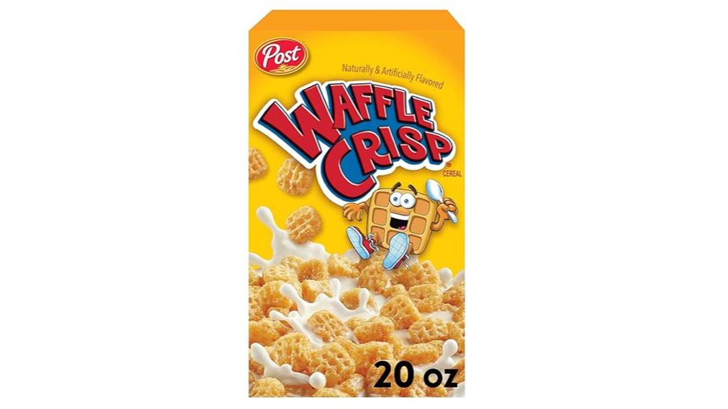 waffle crisp breakfast cereal