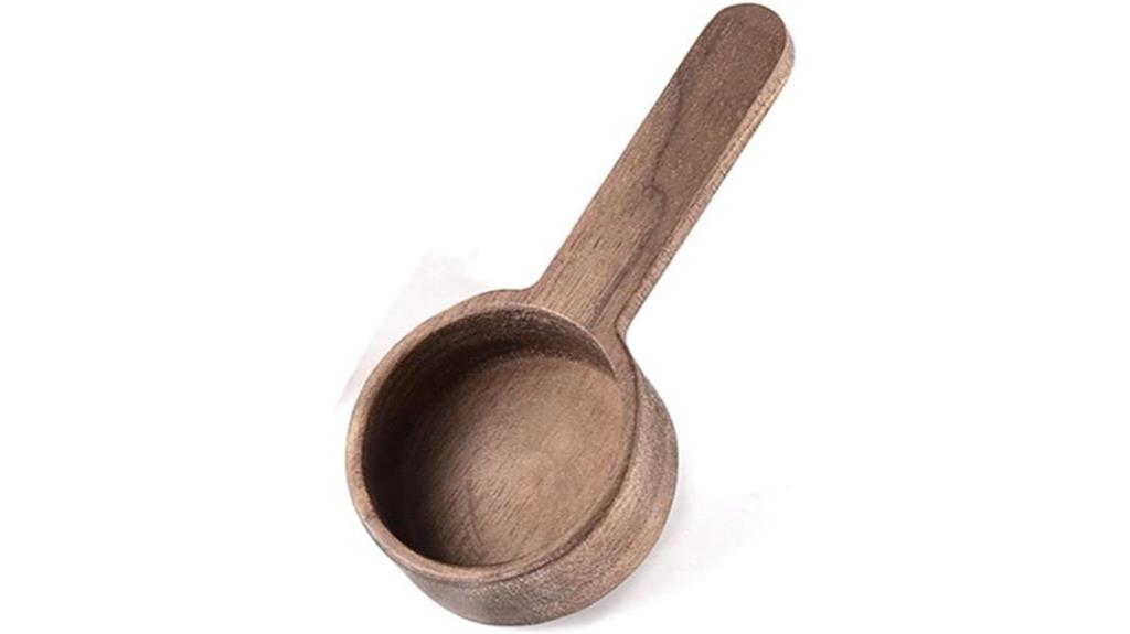 walnut coffee and tea spoons