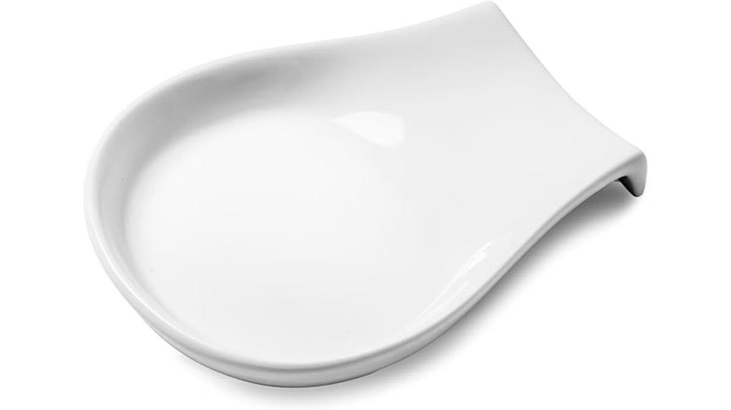 white kitchen spoon rest