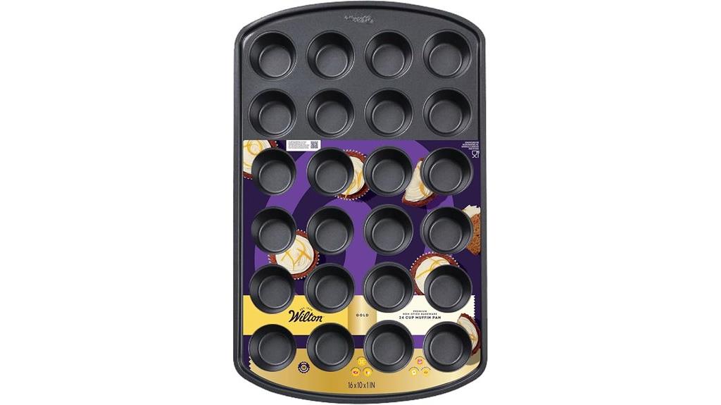 wilton gold muffin pan