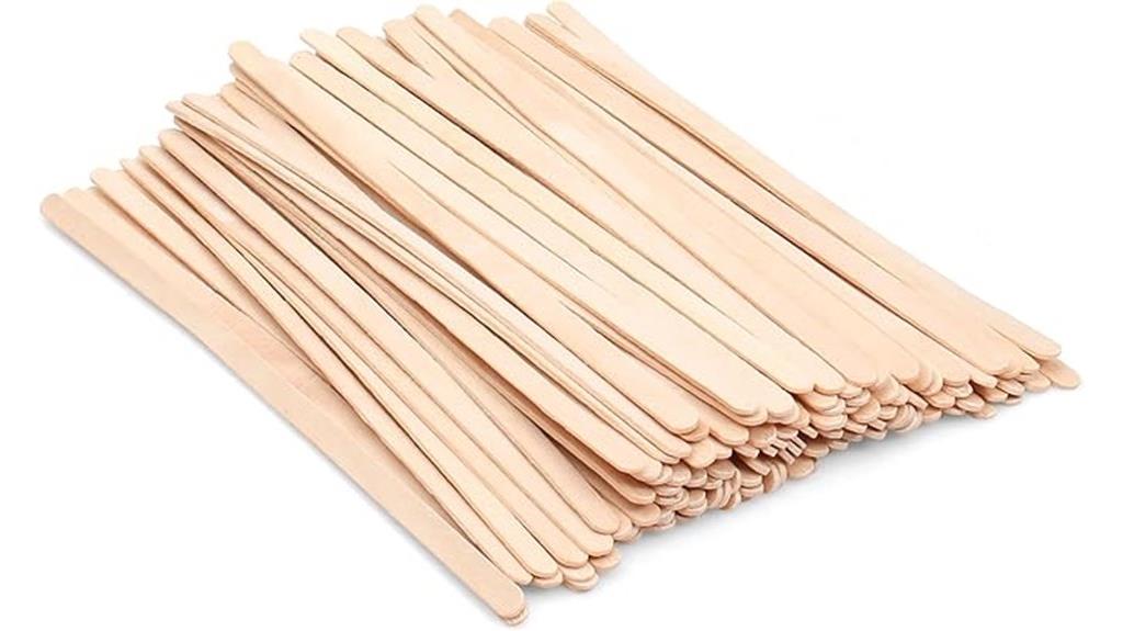 wooden coffee stirrers pack