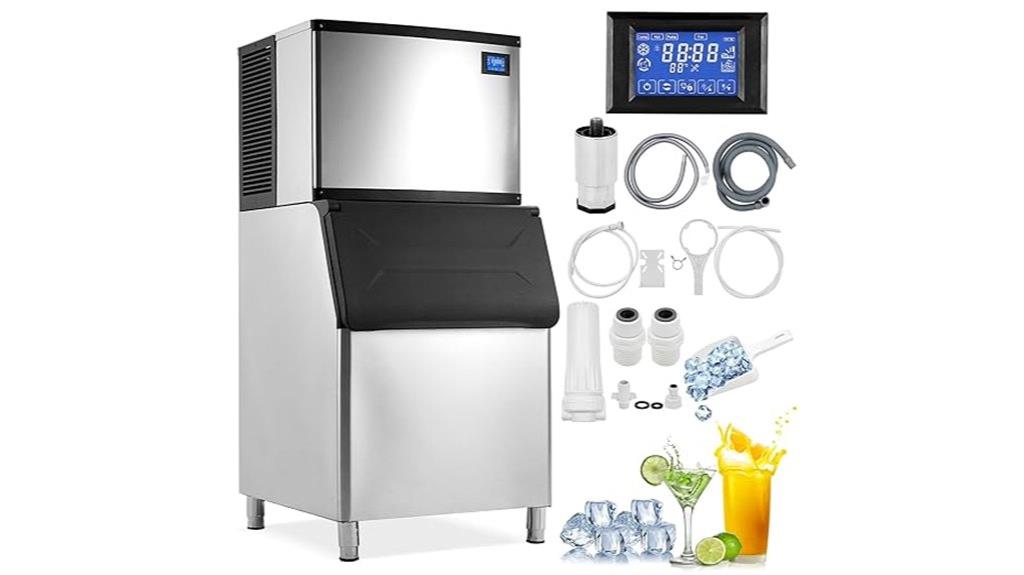 550 pound ice machine