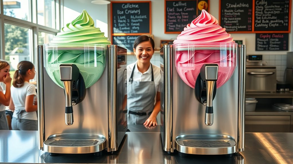 add second ice cream machine