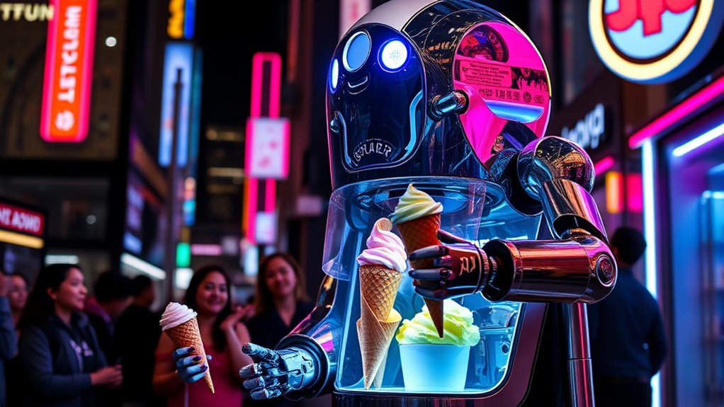 automated customizable ice cream