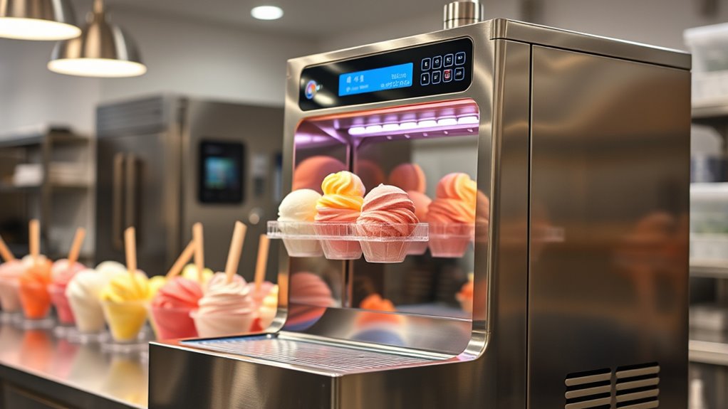 choosing efficient commercial ice cream machines