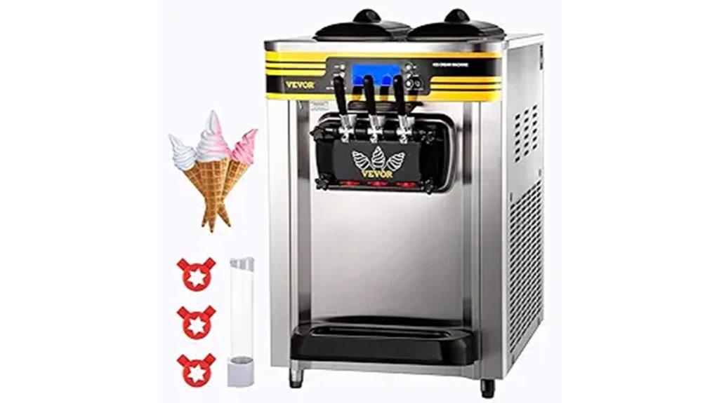 commercial ice cream capacity