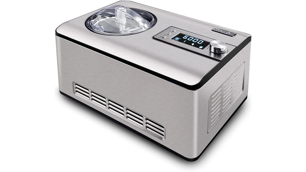 compact compressor ice cream maker