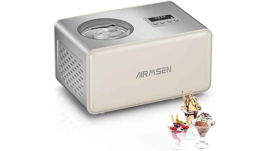 compact self freezing ice cream maker