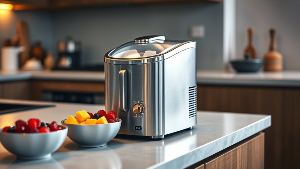 compact versatile ice cream maker