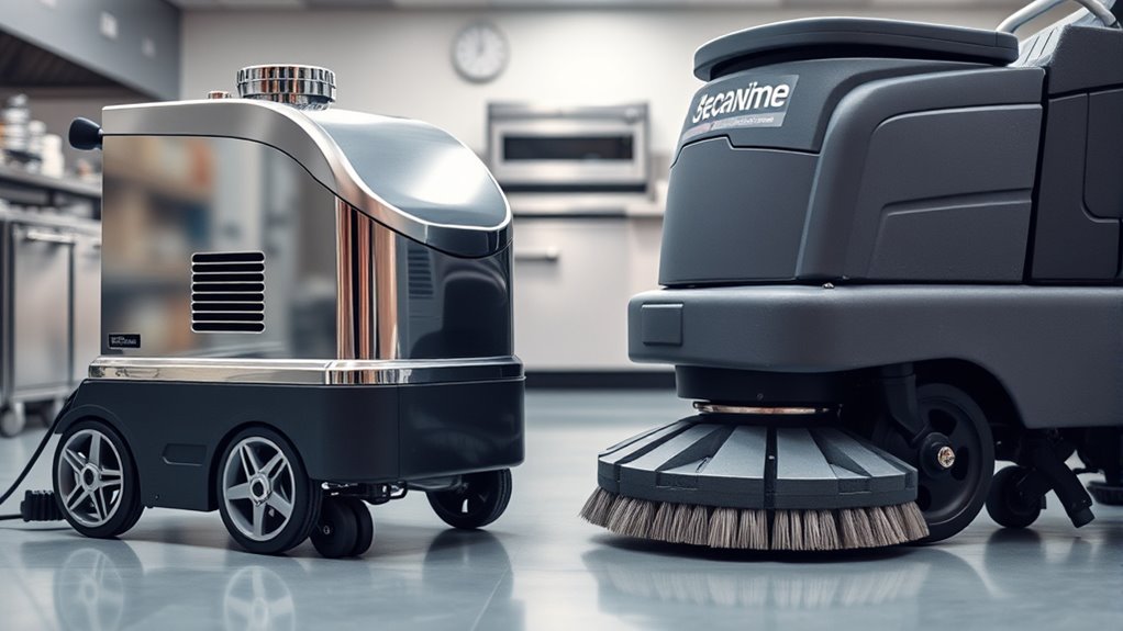 countertop versus floor machines