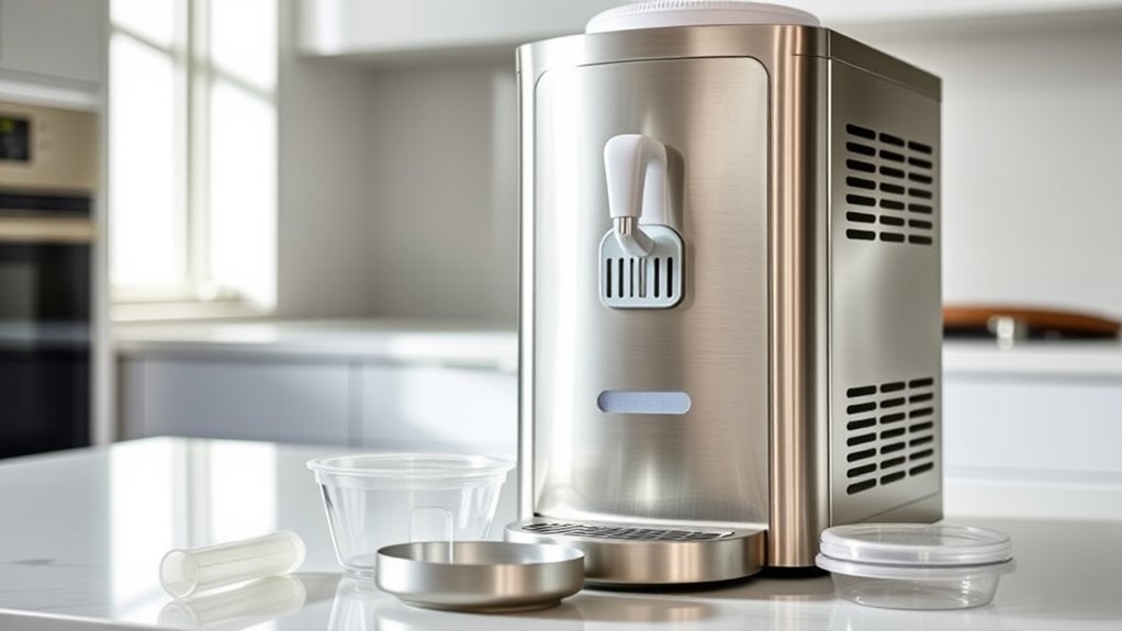easiest to clean ice cream machine