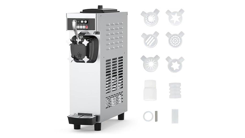 high power auto clean ice cream maker