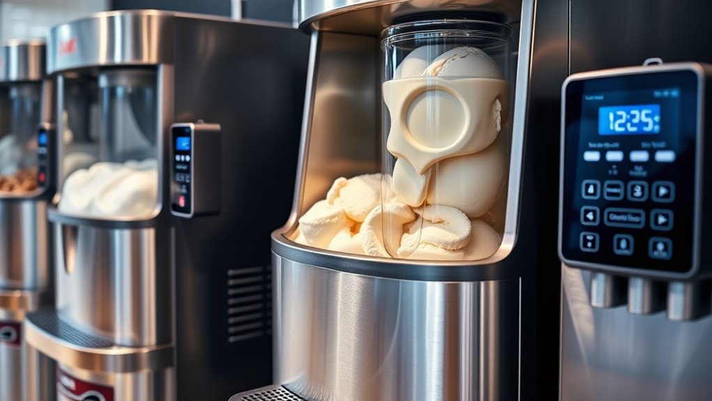 high volume well maintained ice cream machines