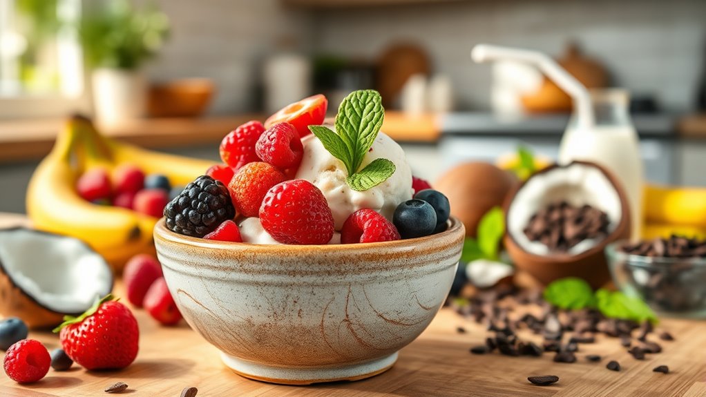 homemade dairy free ice cream