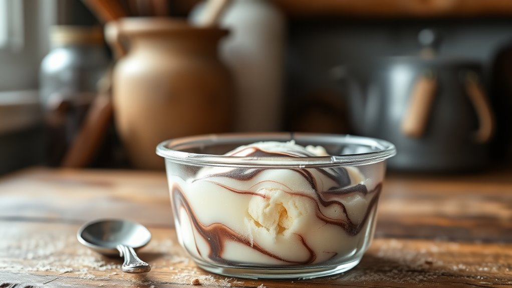 homemade ice cream spoilage