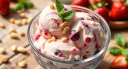 homemade nutritious tasty ice cream