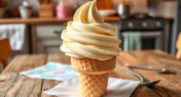homemade soft serve ice cream