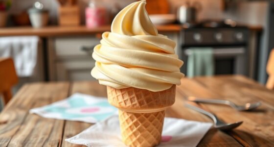 homemade soft serve ice cream