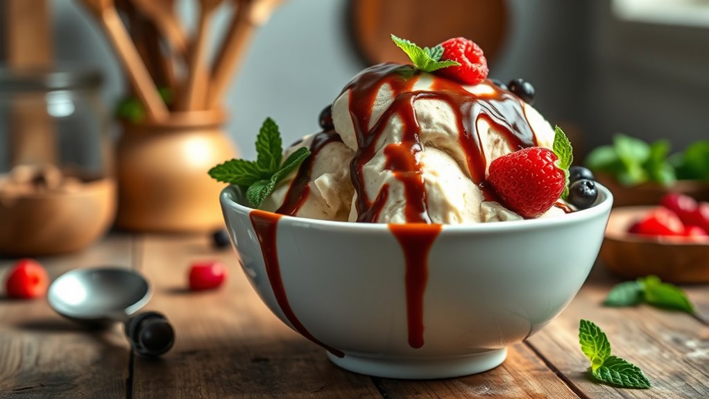 homemade vegan ice cream