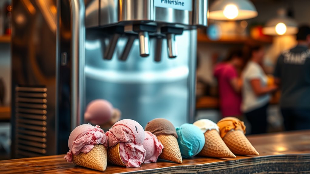 ice cream machine profitability