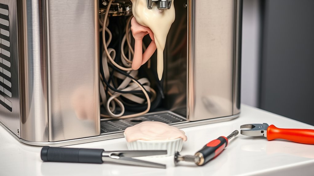 ice cream machine repair tips