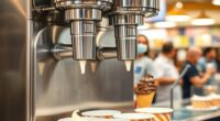 ice cream machine speed