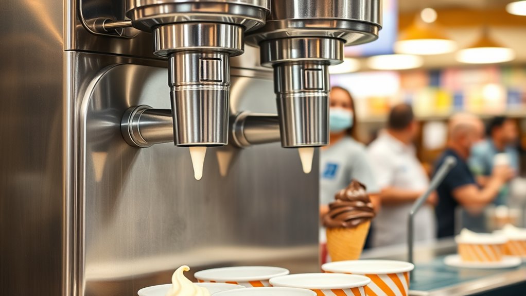 ice cream machine speed