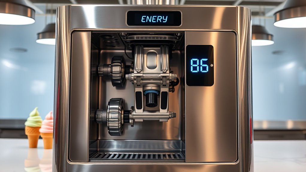 ice cream machines energy consumption