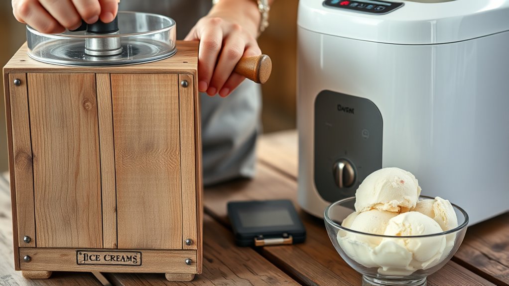 ice cream making comparison