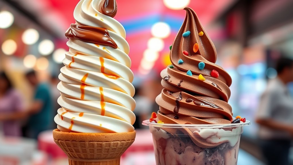 ice cream sales comparison