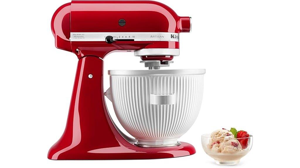 kitchenaid 2 quart ice cream maker