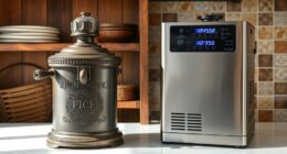 modern versus traditional ice cream makers