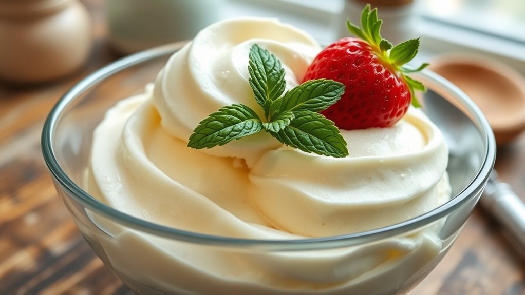 optimal homemade ice cream preservation