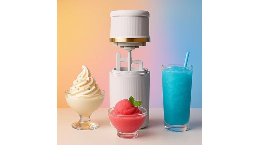 portable rechargeable ice cream maker