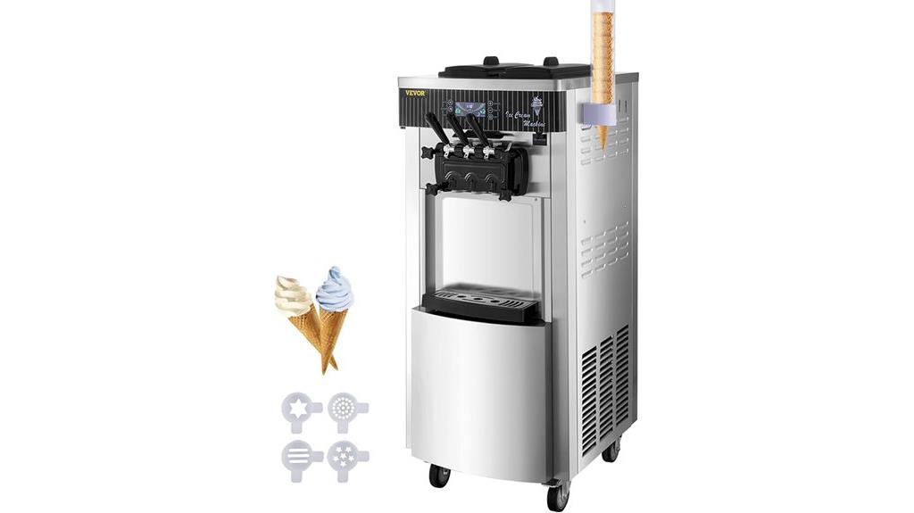 powerful lcd ice cream maker