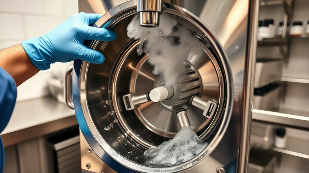 proper commercial ice cream cleaning