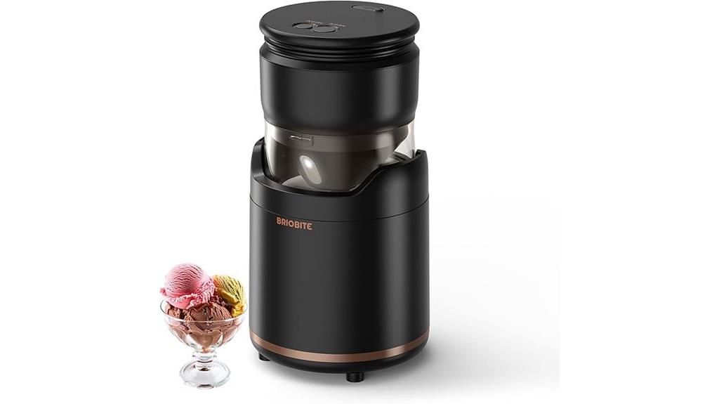 rechargeable compact ice cream maker