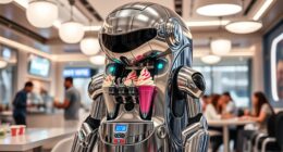 robotic ice cream vendors