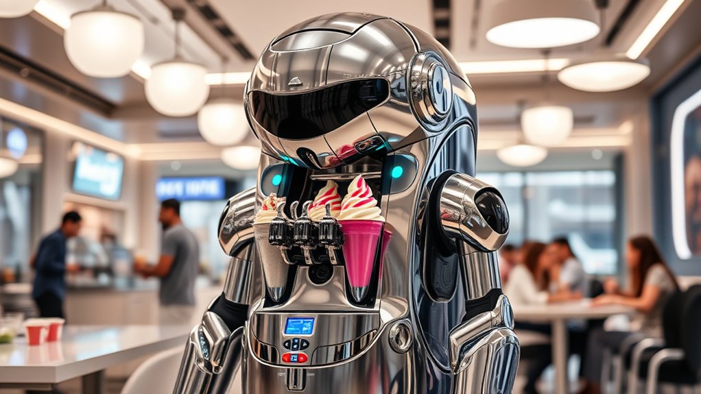 robotic ice cream vendors